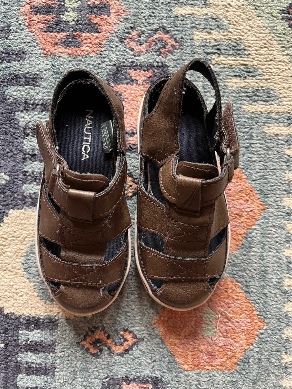 Nautica Brown Kids' Closed-Toe Sandals
